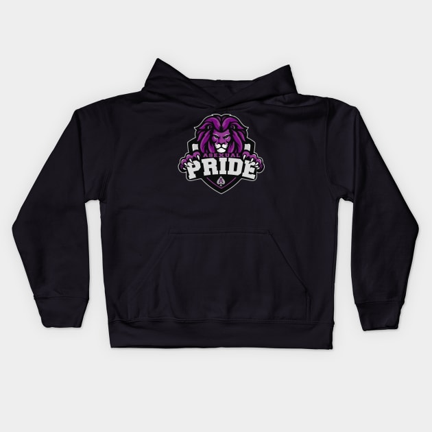 asexual pride Kids Hoodie by remerasnerds